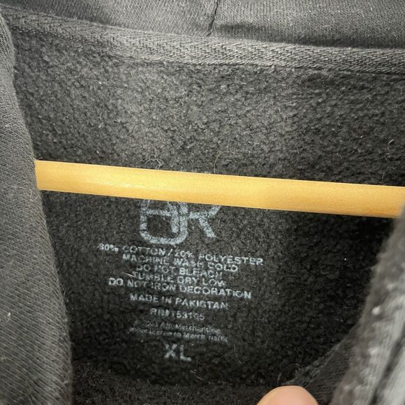 AJR Hoodie Size XL Black Flaming Dancing Bear Graphic 2021 Tour Sweatshirt - Picture 4 of 6